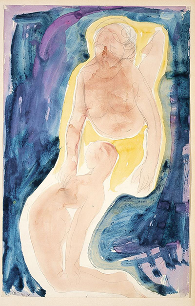 Auguste Rodin Watercolour Paintings